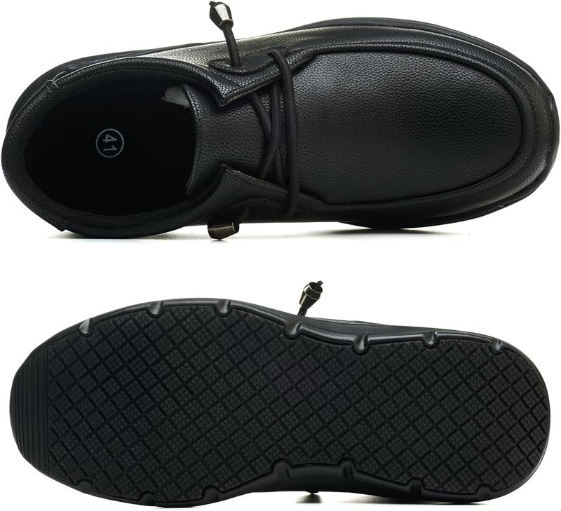 TEYTAP Store Non Slip Work Shoes for Men Women Chef Kitchen Restaurant Food Service Waterproof Lightweight Comfortable Slip on Loafers - Image 2